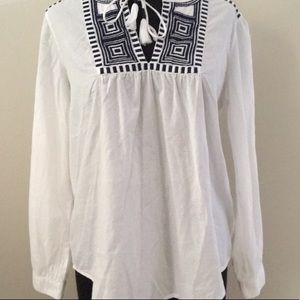 J. Crew Peasant Top